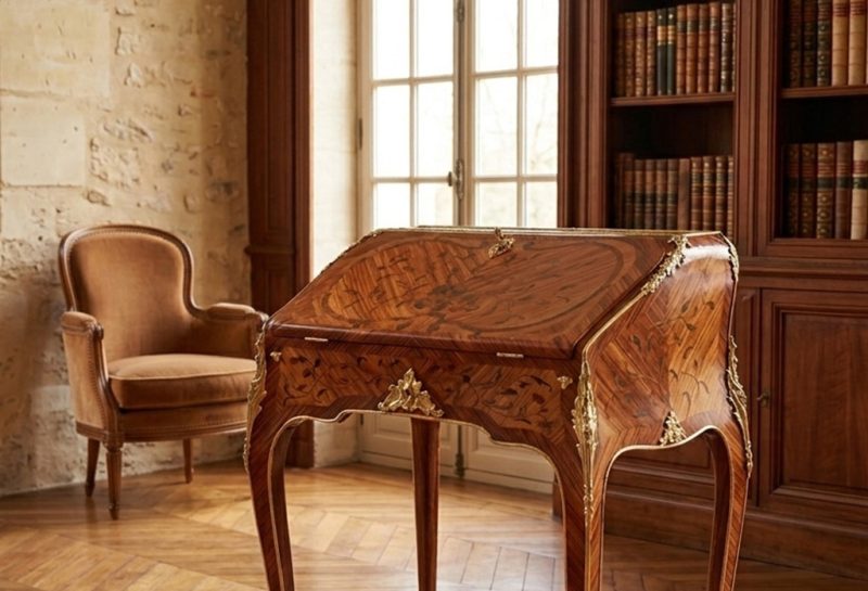 Bureau a pente ancien, petit meuble XIXe siècle VENDU